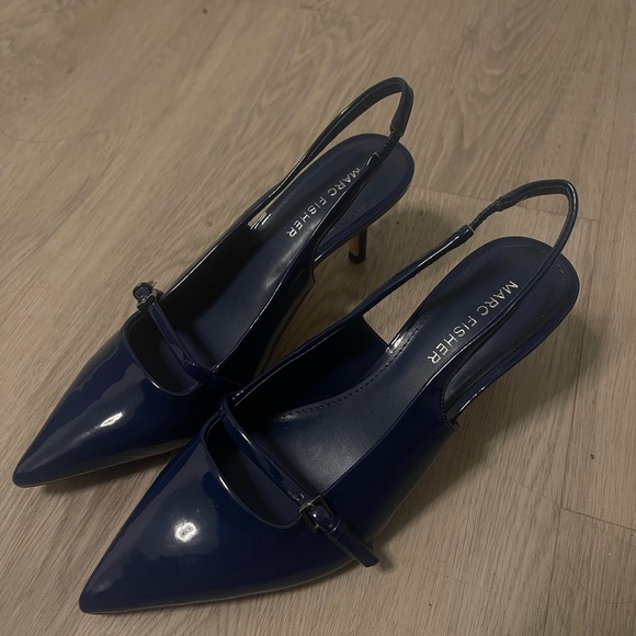 Blue elegant heels - Picture 3 of 5